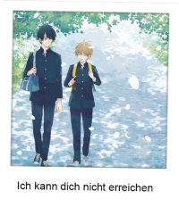 Ich kann dich nicht erreichen